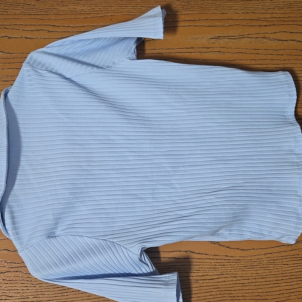 Old Navy Ribbed Button-Down Polo Women's Size Large # - Picture 4 of 4